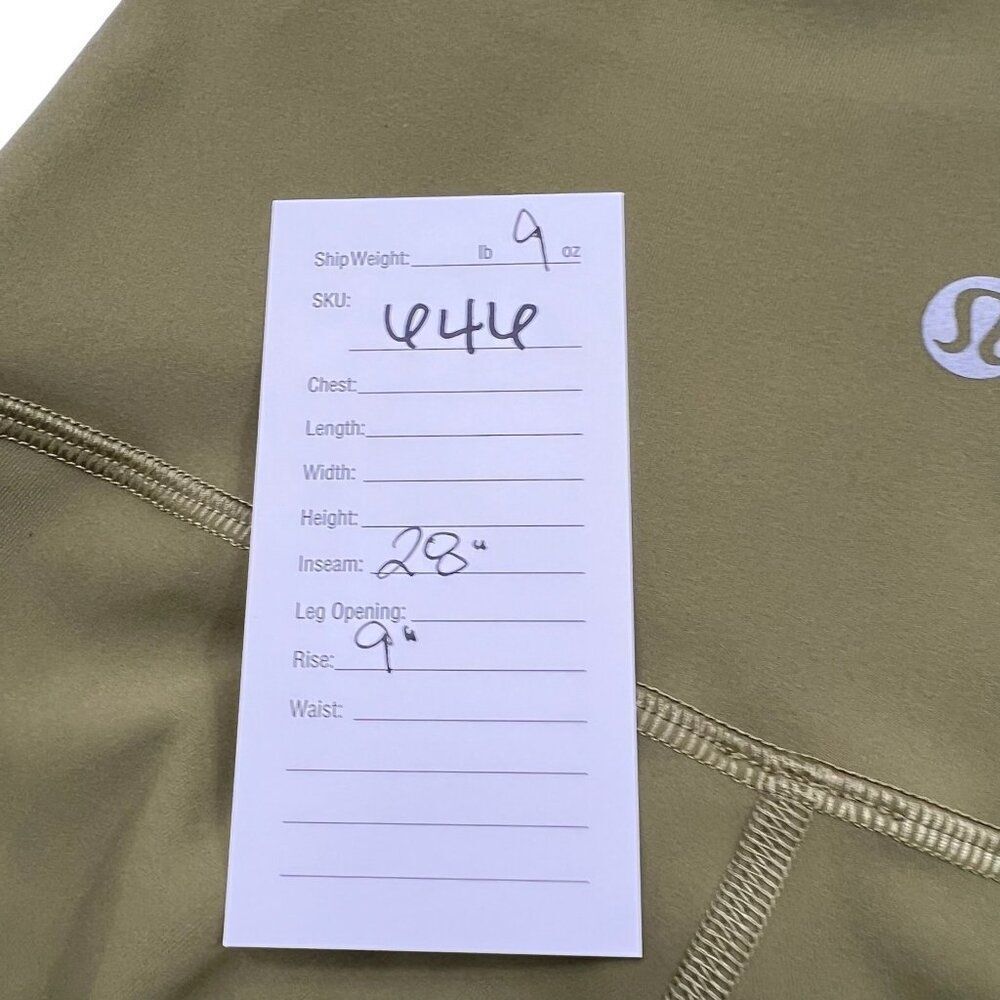 Lululemon Wunder Under High Rise Tight 28" Inseam Vista Green Size 2 - Picture 6 of 6